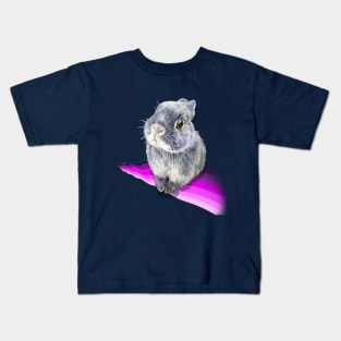 Netherland Dwarf, bunny with attitude! Kids T-Shirt